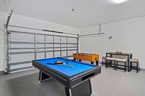 Level up your vacation experience at Game Room fun for all ages! - From classic arcade games to modern consoles, our game room has it all. - Create unforgettable memories with friends in our spacious game room