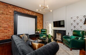 Exposed brick elegance