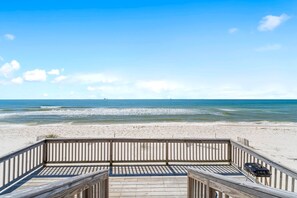 Beach View From Deck