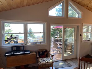 Livingroom facing the water