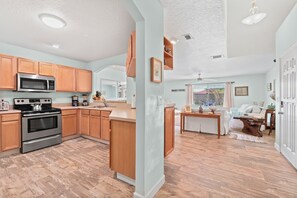 Kitchen & Living room