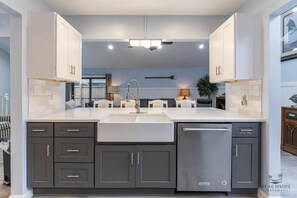 6 Park - Kitchen Open into the Living Room