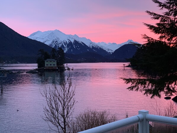 View from balcony off Master bedroom