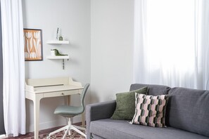 Dedicated work space in the living area