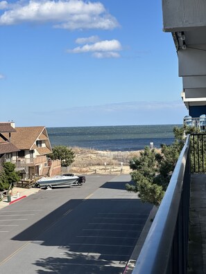 Look at that Ocean View from our Patio. 