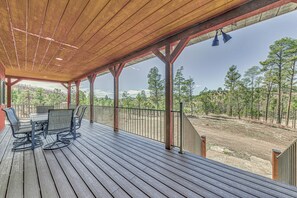 Wraparound Deck | Outdoor Seating Area | Scenic Views