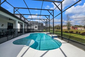 Pool, Water, Swimming Pool, Outdoors, Ceiling Fan