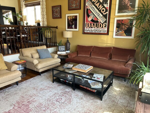 Ample seating, perfect for lounging, gathering, and yes, napping.