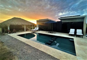 Two Studio Poolside Casitas and Palapa