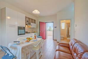 Kitchen and dining area