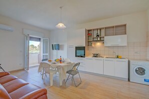Kitchen and dining area