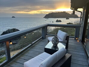 Sunset on the coast