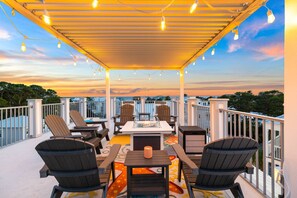 Enjoy breathtaking views and sunsets from this amazing roof top deck!