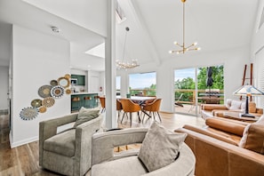 Open living with beautiful year round Mountain Views.