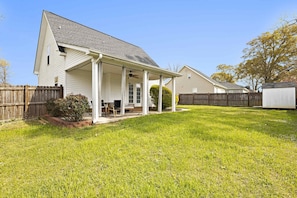 Fenced in Backyard