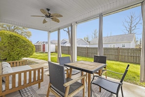 Beautiful Patio with Fenced in Yard