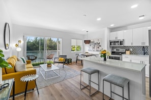 Modern, upscale interior