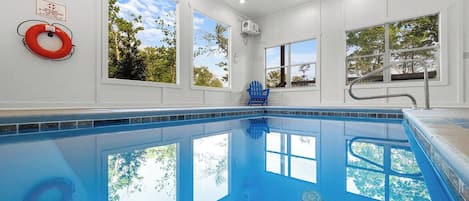 Private indoor heated swimming pool!