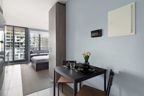 The dining area.