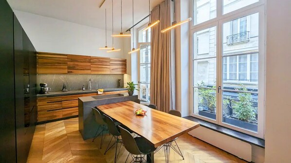 Kitchen and dining