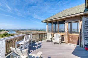 Top Level Deck with Sound Views