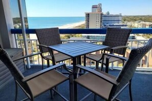 Spacious balcony