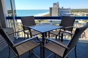 Spacious balcony