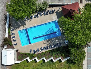Association pool just a half block away