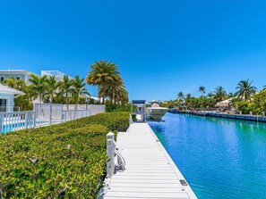 35` dockage right at the backyard for easy Atlantic Ocean access.