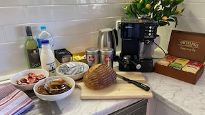The owner provides a wonderful starter pack for guests 