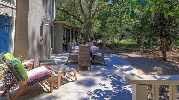 Patio with Private Grill