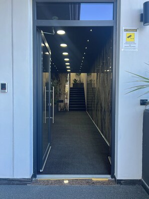 Interior entrance