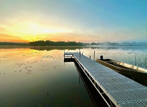 30' private dock. Perfect for fishing, boating, swimming, and just hanging out.