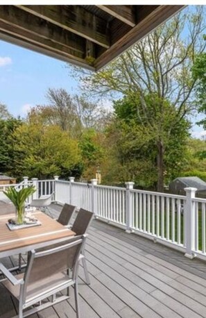 Deck off of the main living area