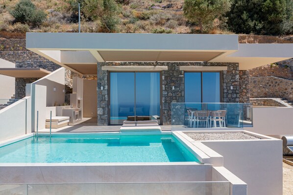 Pyrgos Exquisite villa 6 , Swimming Pool Area