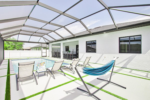 Relax in this Pool Oasis