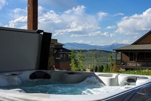 View from the hot tub