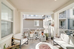 Private Balcony | Multi-Level Home | Central Air Conditioning