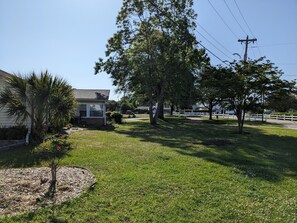 BEAUTIFUL FRONT YARD - BIG ENOUGH TO ENJOY A GAME OF CORNHOLE