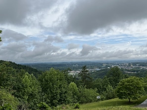 Long range views overlooking Pigeon Forge
