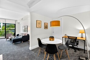 The space benefits from ample daylight exposure throughout the day!
