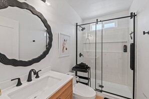 Master bathroom is identical to guest bathroom. Walk in shower.