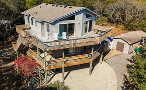 Plenty of deck space to enjoy morning coffee and watch the sun rise, or soak in the breathtaking stars at night!