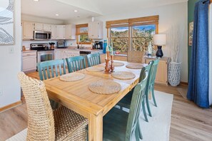 Plenty of dining space and natural lighting!