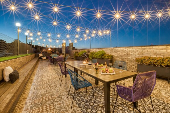 Spectacular rooftop.