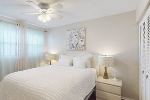Comfortable queen bed