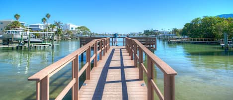 Fishing Dock On-Site and the Beach is Just Across the Street