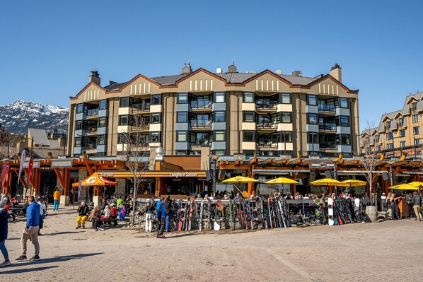 Carleton Lodge is located at center of the whole Whistler Village. 
