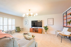 A cozy retreat with these plush couches and warm lighting
