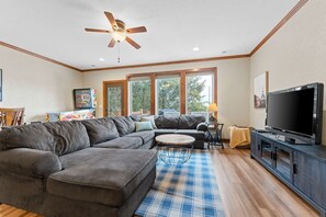 Downstairs living room and game room